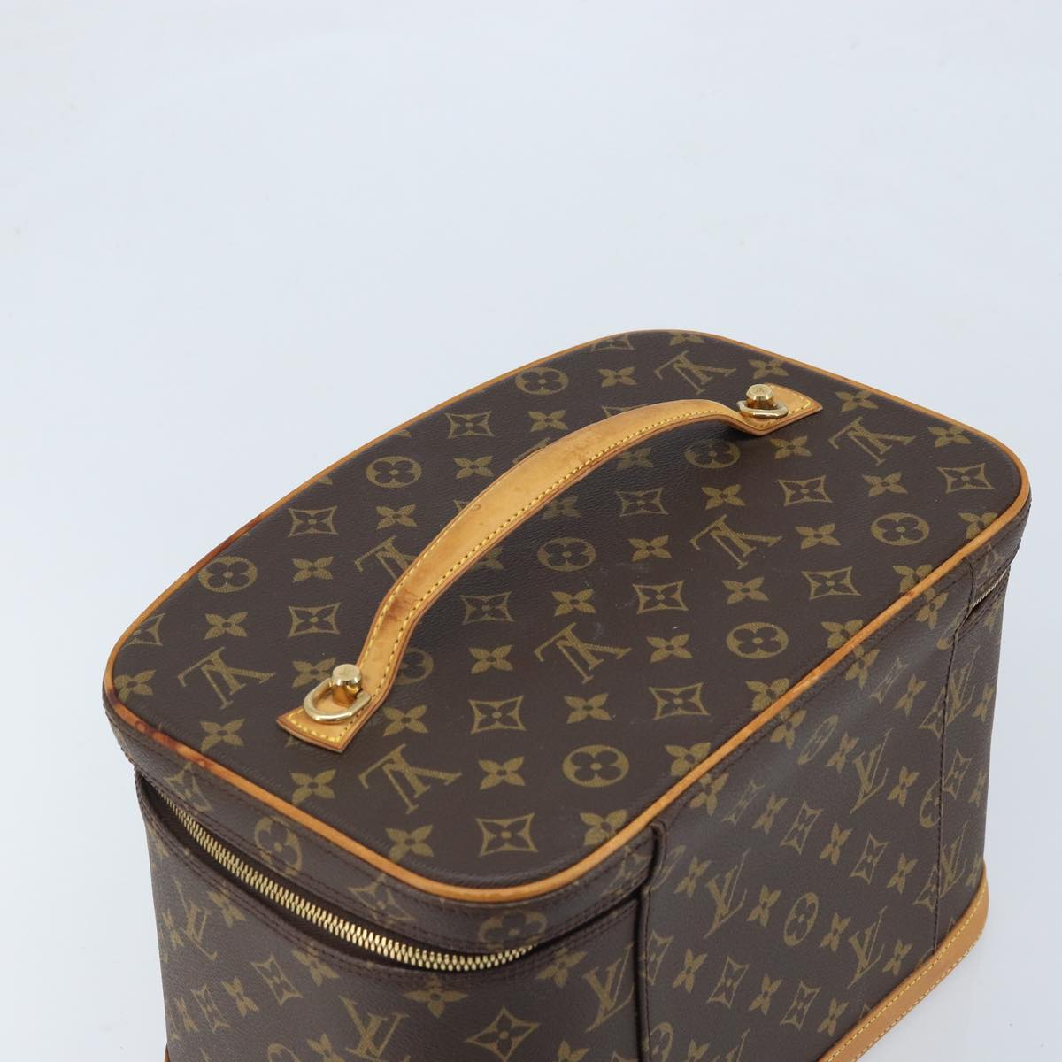 LOUIS VUITTON Monogram Nice Hand Bag M47280 LV Auth 162803