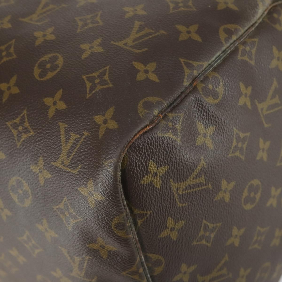 LOUIS VUITTON Monogram Keepall 55 Boston Bag M41424 LV Auth 162807