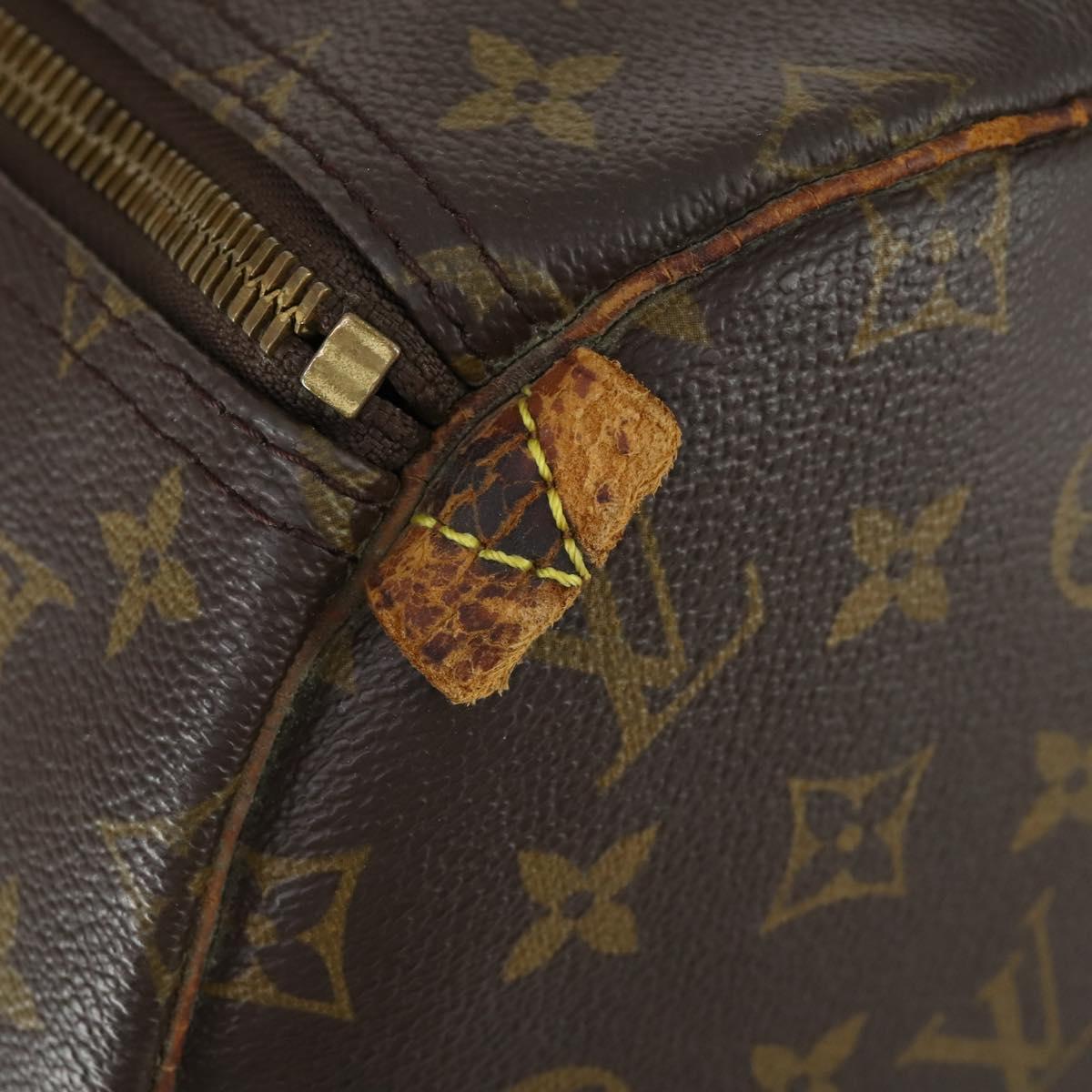 LOUIS VUITTON Monogram Keepall 55 Boston Bag M41424 LV Auth 162807