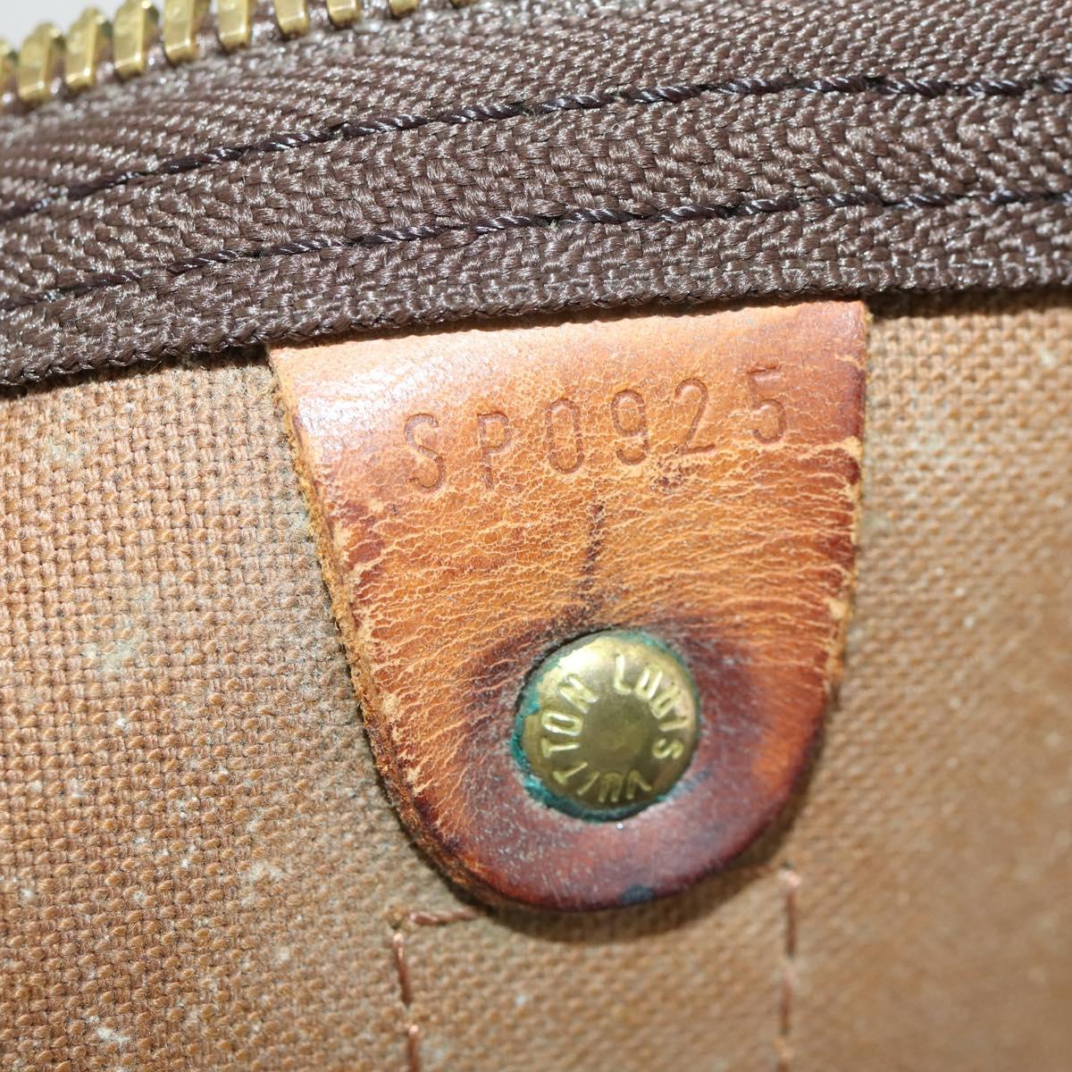 LOUIS VUITTON Monogram Keepall 55 Boston Bag M41424 LV Auth 162807