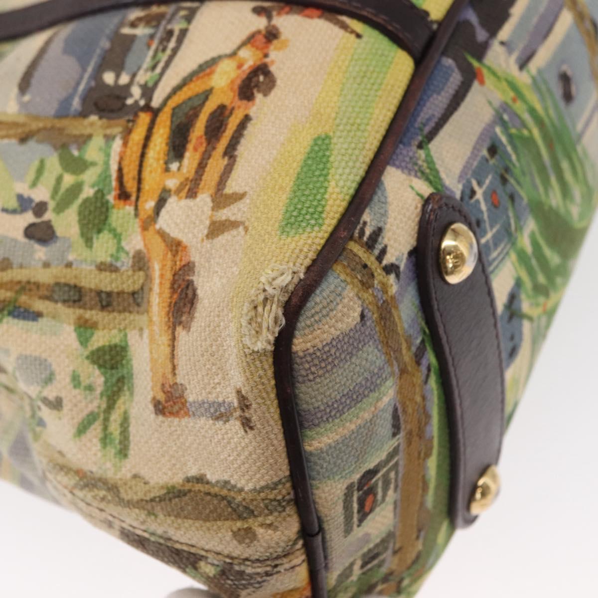 LOUIS VUITTON Eyeall Cabas PM Promenade Bag Canvas Purple M93771 LV Auth 162827