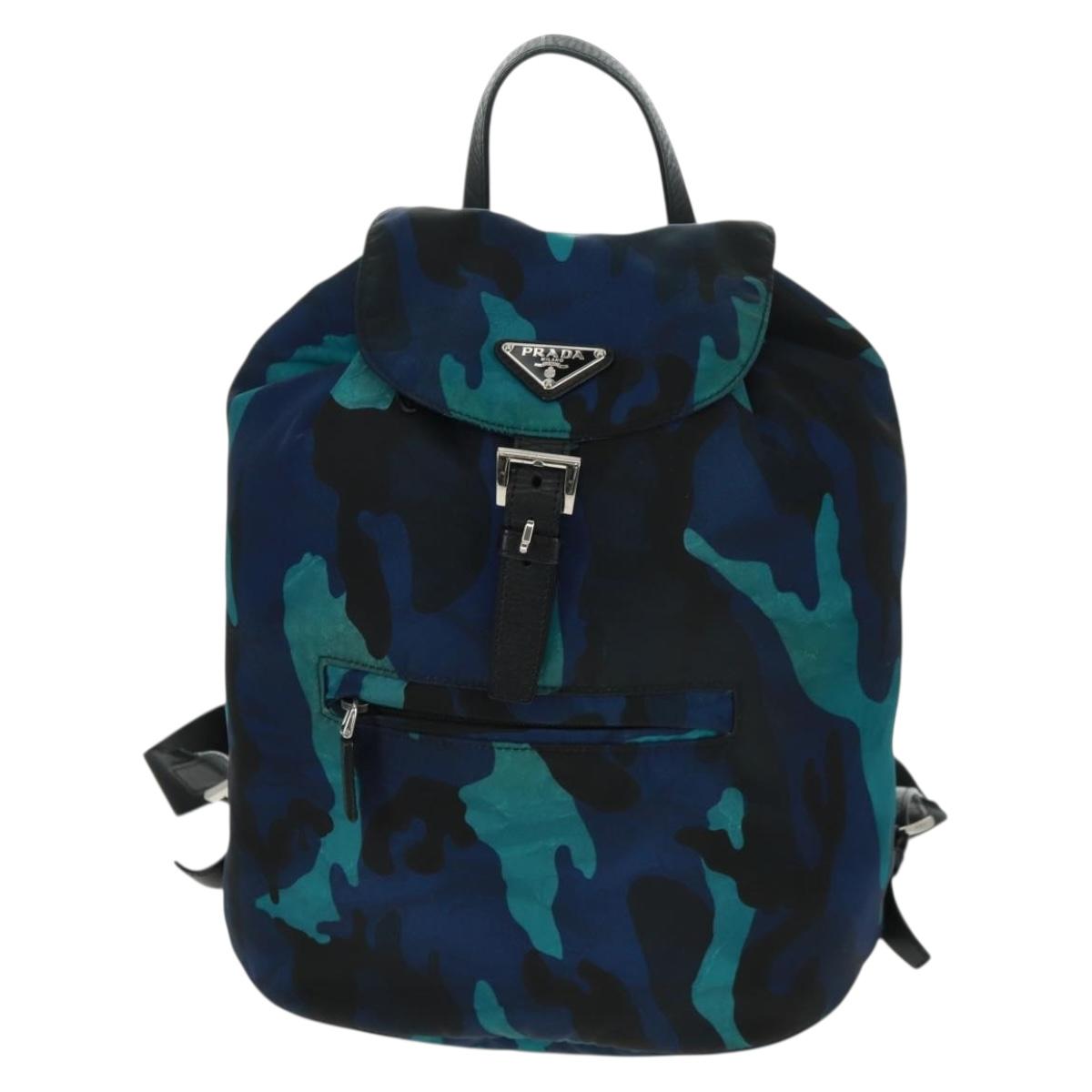 PRADA Backpack Nylon Multicolor Auth 162844V