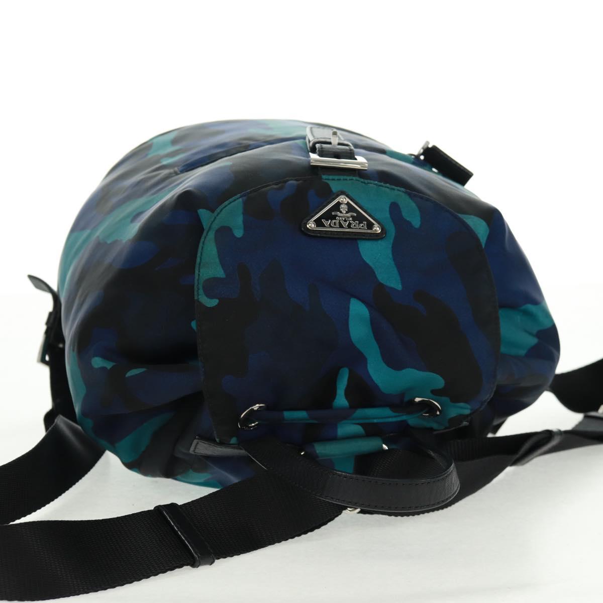 PRADA Backpack Nylon Multicolor Auth 162844V