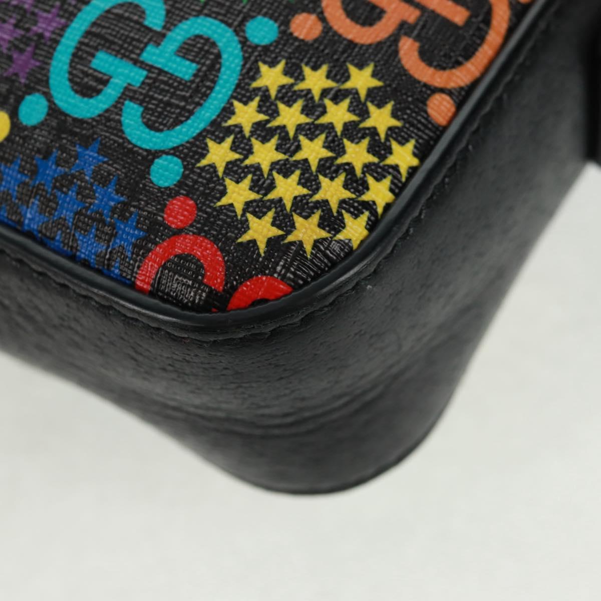GUCCI GG Psychedelic Shoulder Bag Multicolor Silver 598103 Auth 162874M