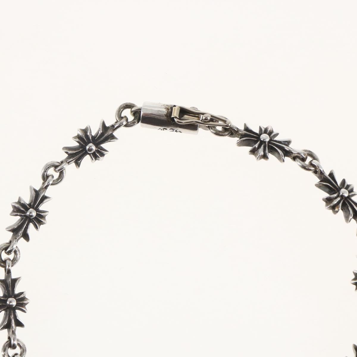 Chrome Hearts Tiny CH Bracelet Ag925 Silver Auth 162891SM