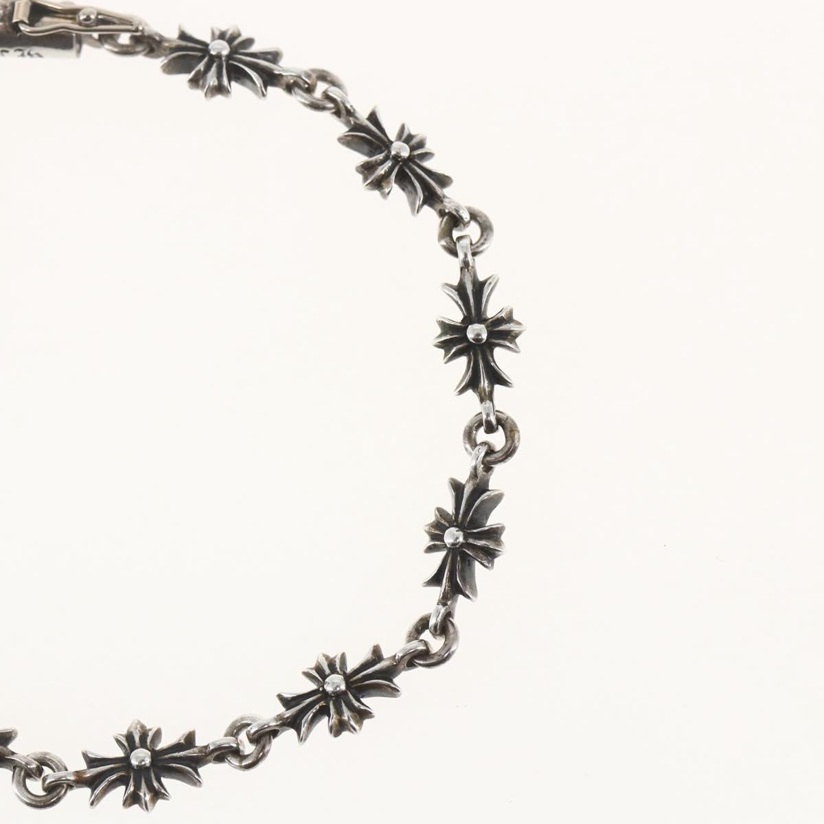 Chrome Hearts Tiny CH Bracelet Ag925 Silver Auth 162891SM