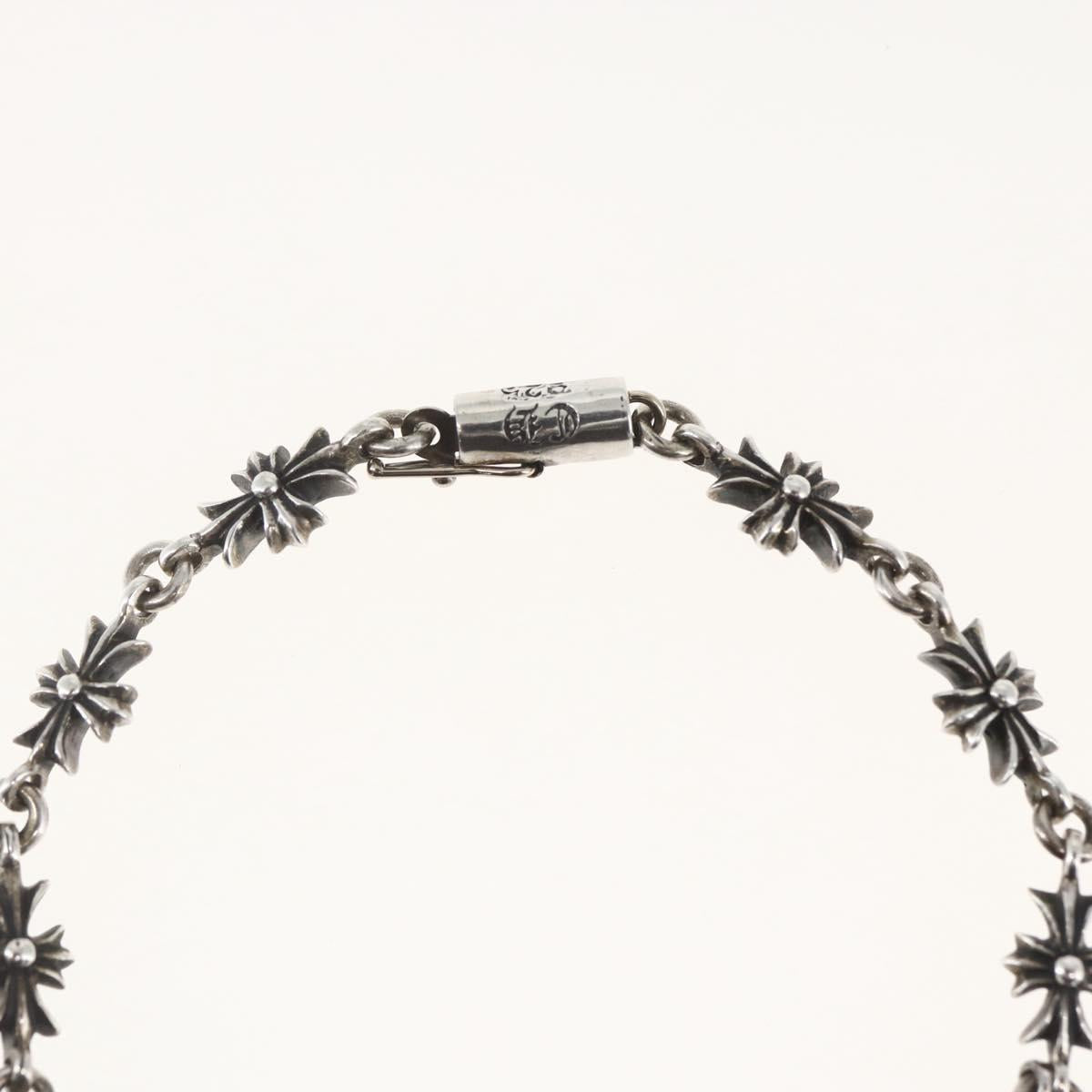 Chrome Hearts Tiny CH Bracelet Ag925 Silver Auth 162891SM