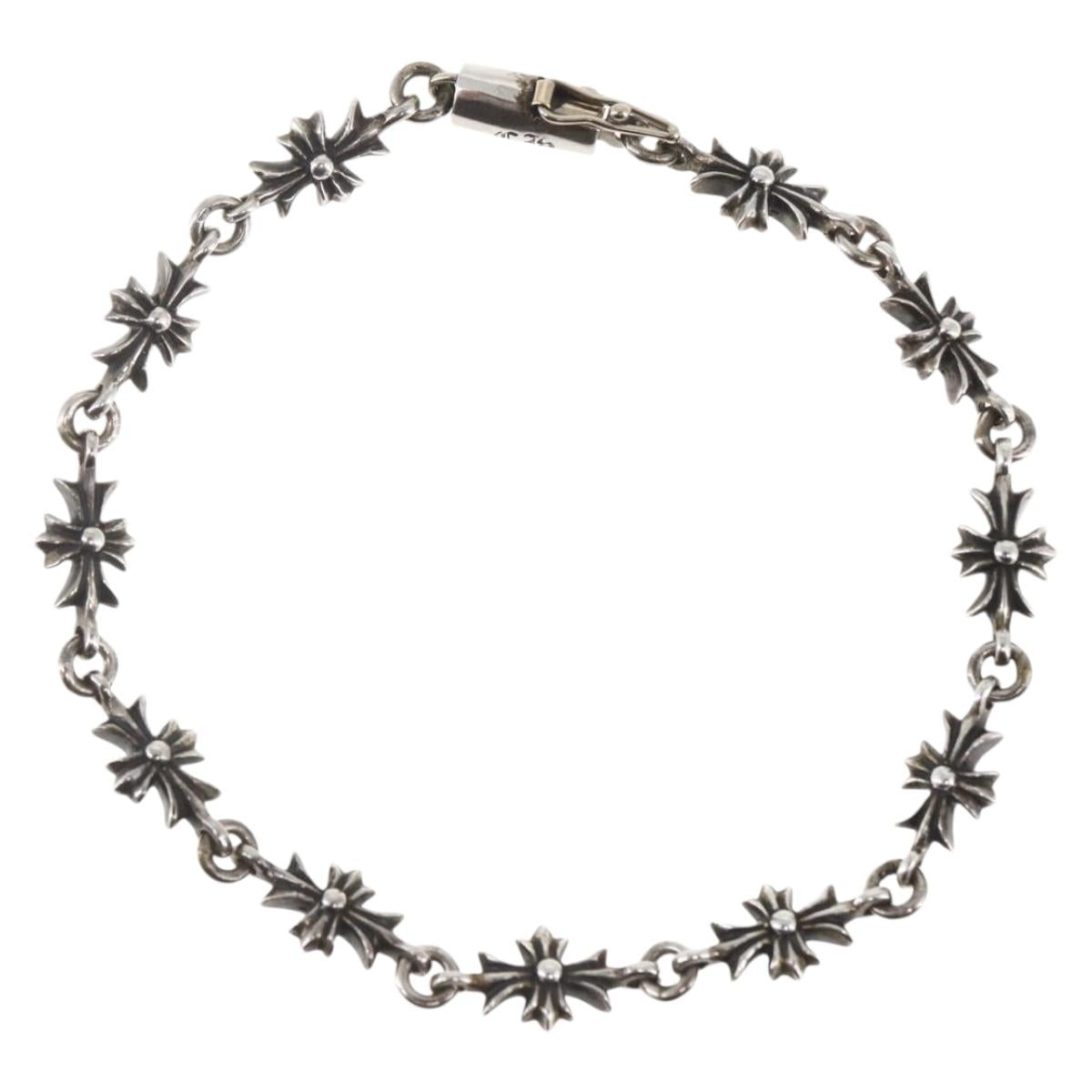 Chrome Hearts Tiny CH Bracelet Ag925 Silver Auth 162891SM