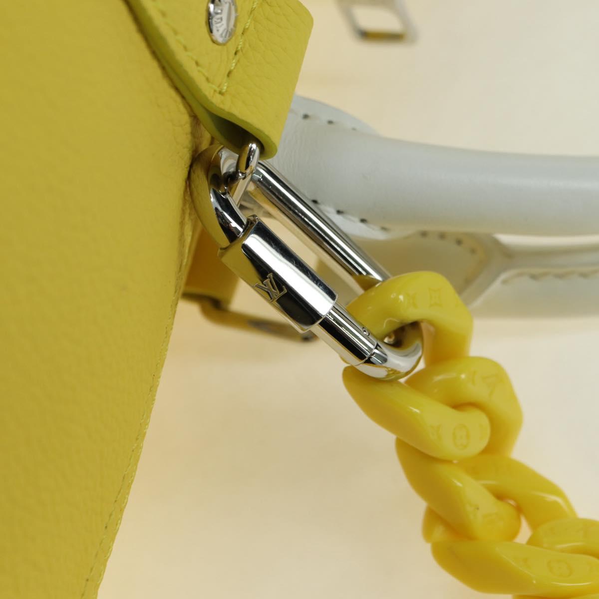LOUIS VUITTON Everyday Keepall Bandouliere 50 Bag Yellow M58748 LV Auth 162906SM