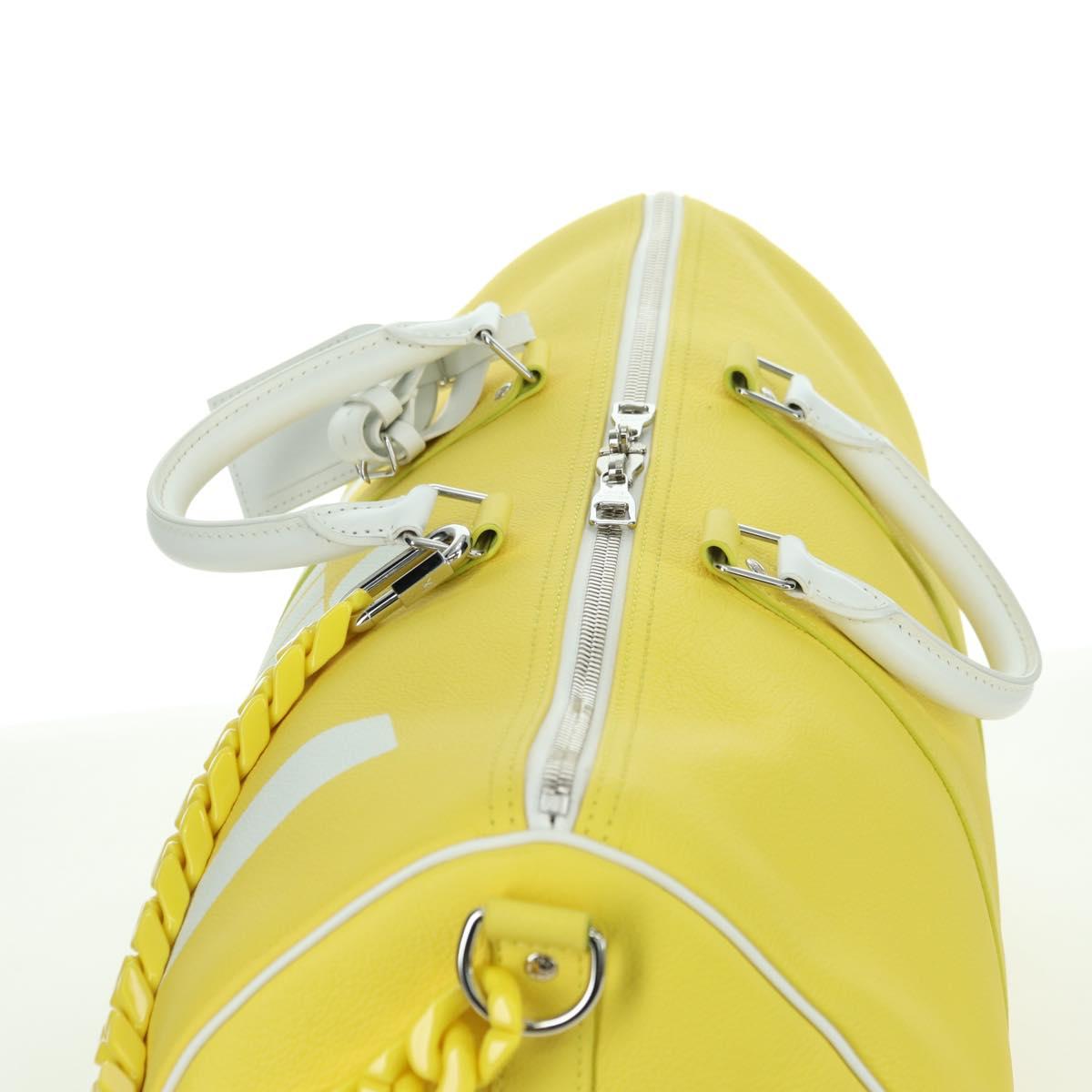 LOUIS VUITTON Everyday Keepall Bandouliere 50 Bag Yellow M58748 LV Auth 162906SM