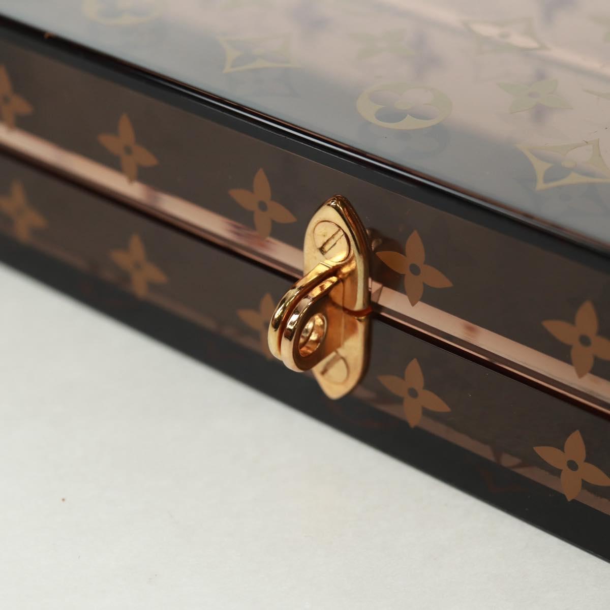 LOUIS VUITTON Monogram Chop Stick chopsticks Wood Brown LV Auth 162910M
