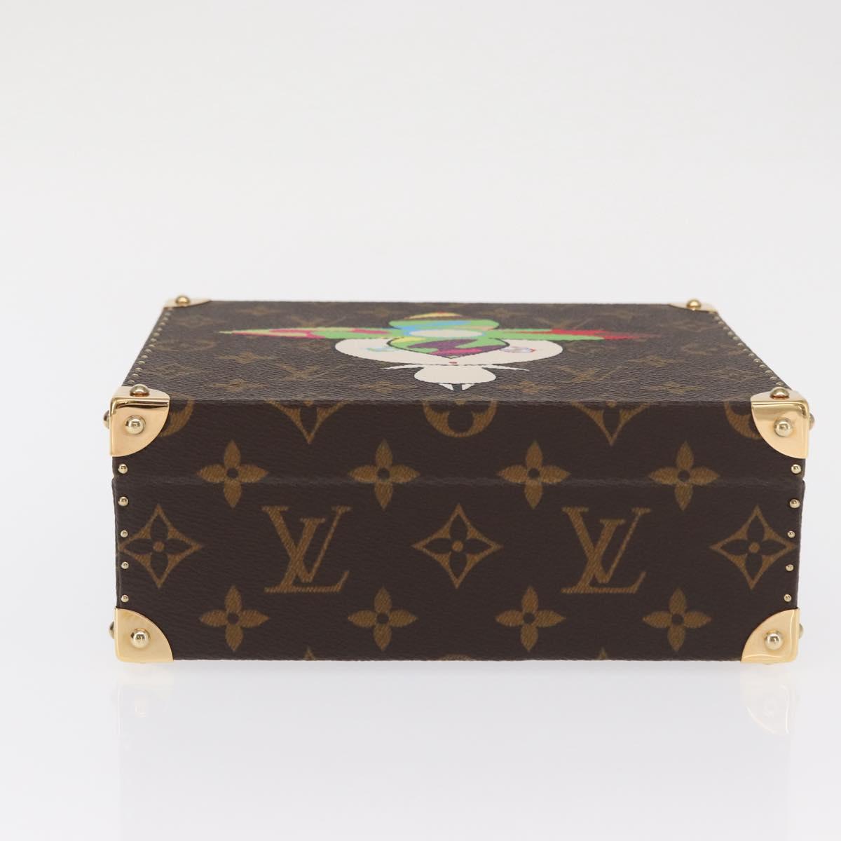LOUIS VUITTON Takashi Murakami Flower Hatman Jewelry Box M92475 LV Auth 162912SM