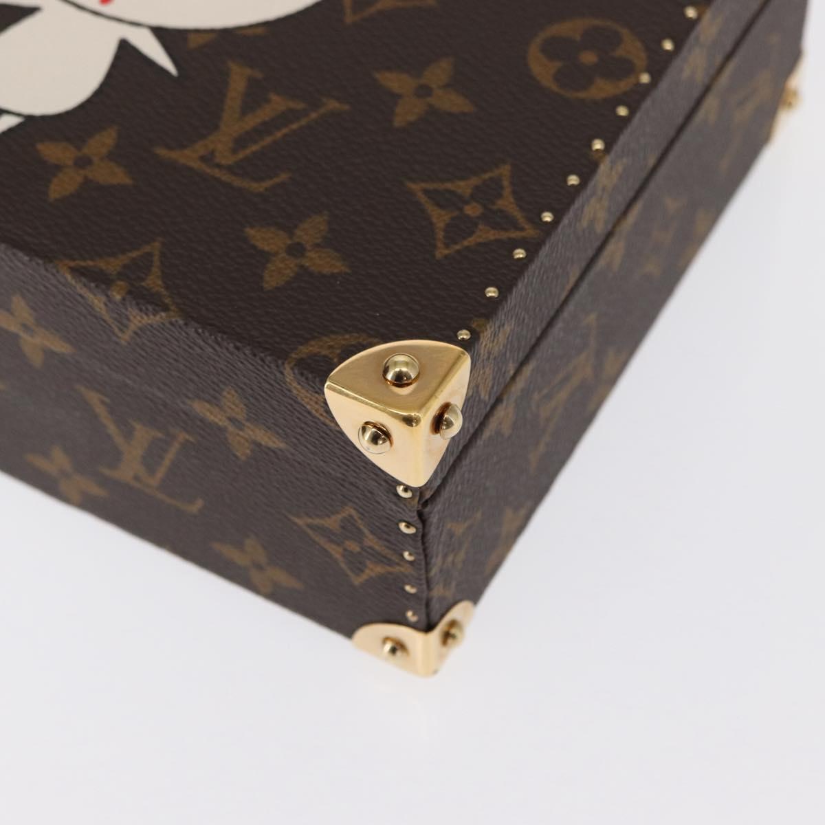 LOUIS VUITTON Takashi Murakami Flower Hatman Jewelry Box M92475 LV Auth 162912SM