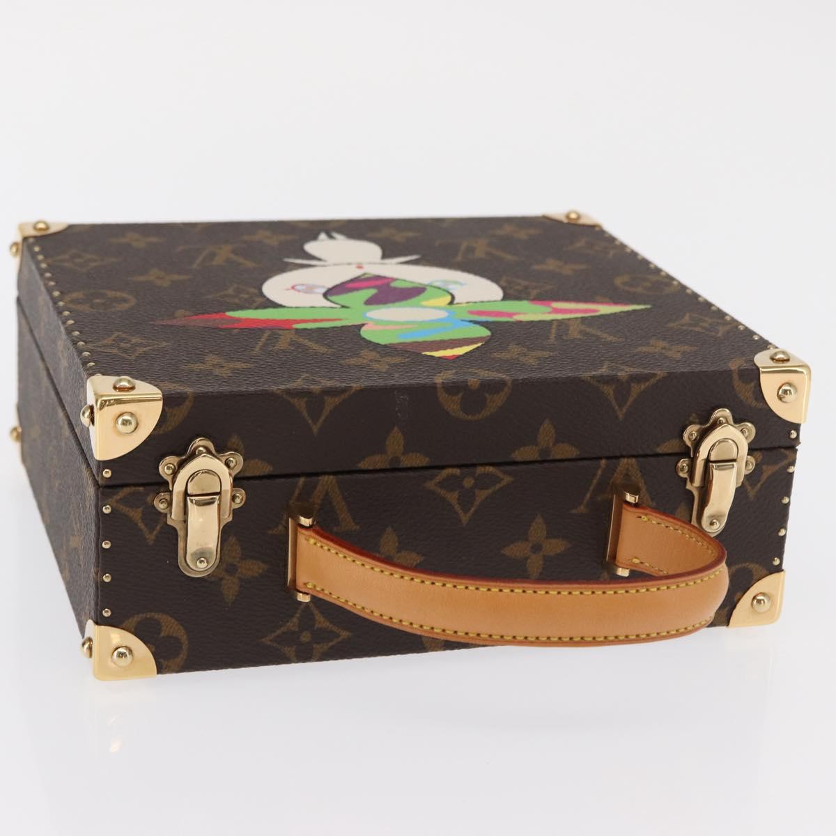 LOUIS VUITTON Takashi Murakami Flower Hatman Jewelry Box M92475 LV Auth 162912SM