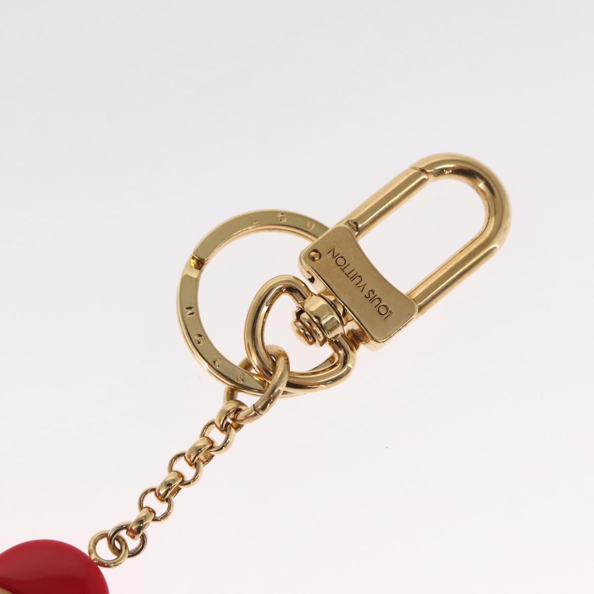 LOUIS VUITTON Monogram Vivienne Porte Cles Charm Red M67394 LV Auth 162914SAM