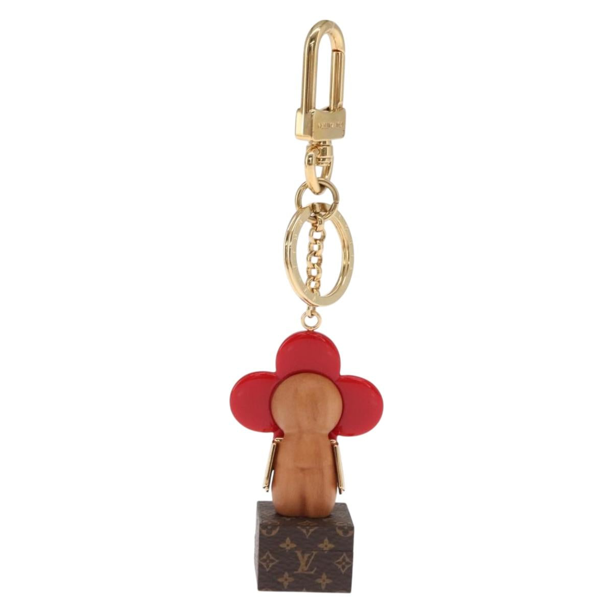 LOUIS VUITTON Monogram Vivienne Porte Cles Charm Red M67394 LV Auth 162914SAM