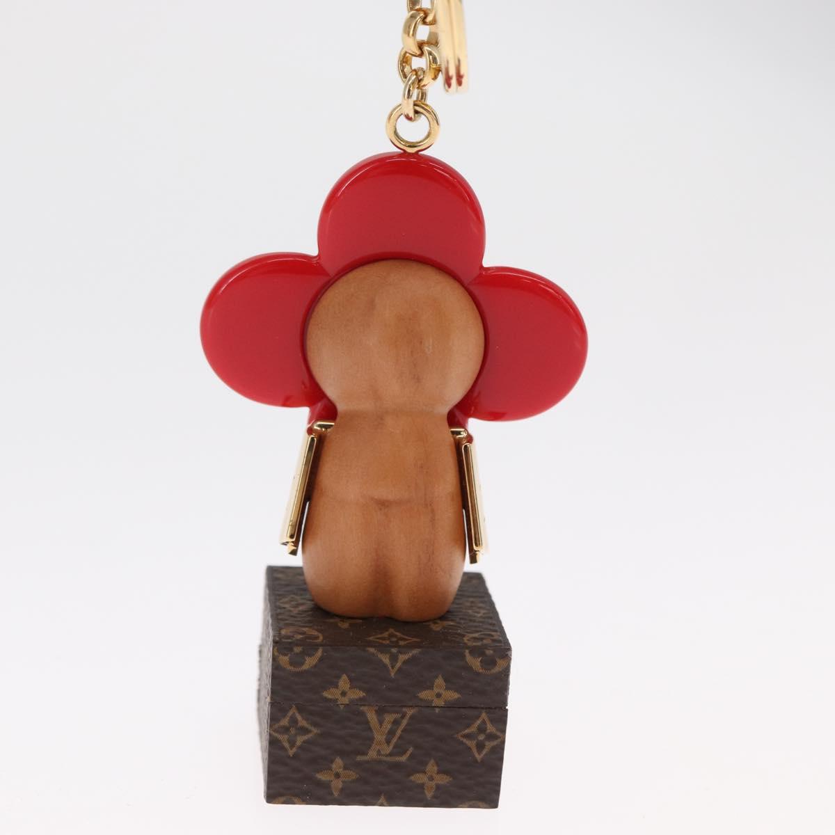 LOUIS VUITTON Monogram Vivienne Porte Cles Charm Red M67394 LV Auth 162914SAM