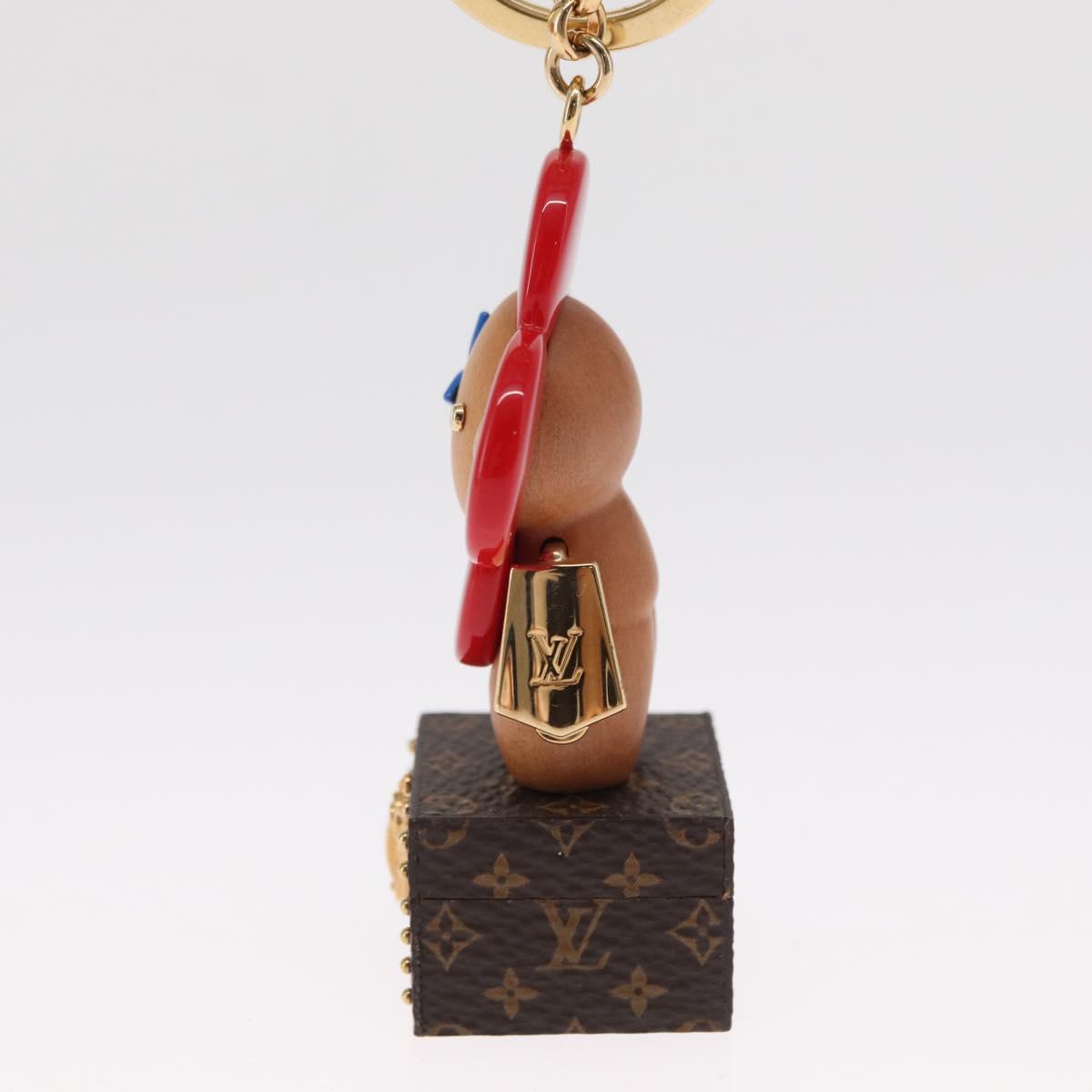 LOUIS VUITTON Monogram Vivienne Porte Cles Charm Red M67394 LV Auth 162914SAM