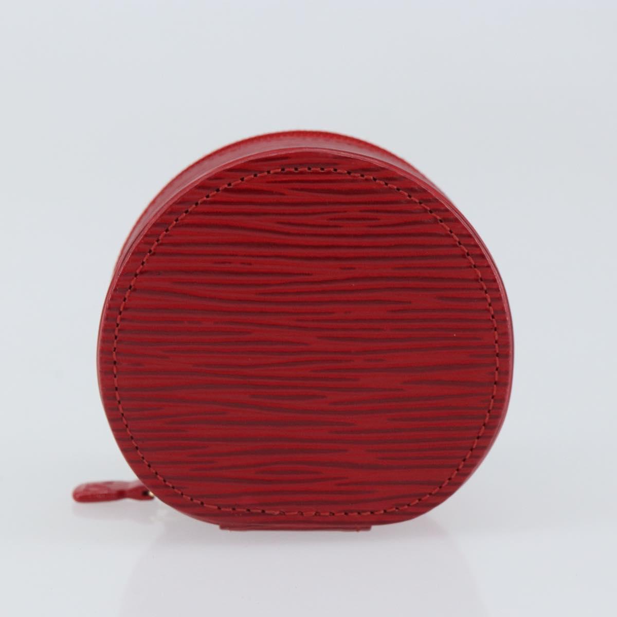 LOUIS VUITTON Epi Ecrin Bijou 8 Jewelry Box Red M48227 LV Auth 162918
