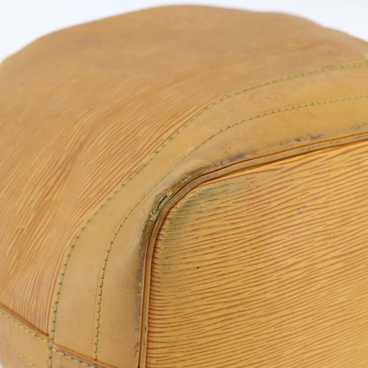 LOUIS VUITTON Epi Noe Shoulder Bag Tassili Yellow M44009 LV Auth 162958