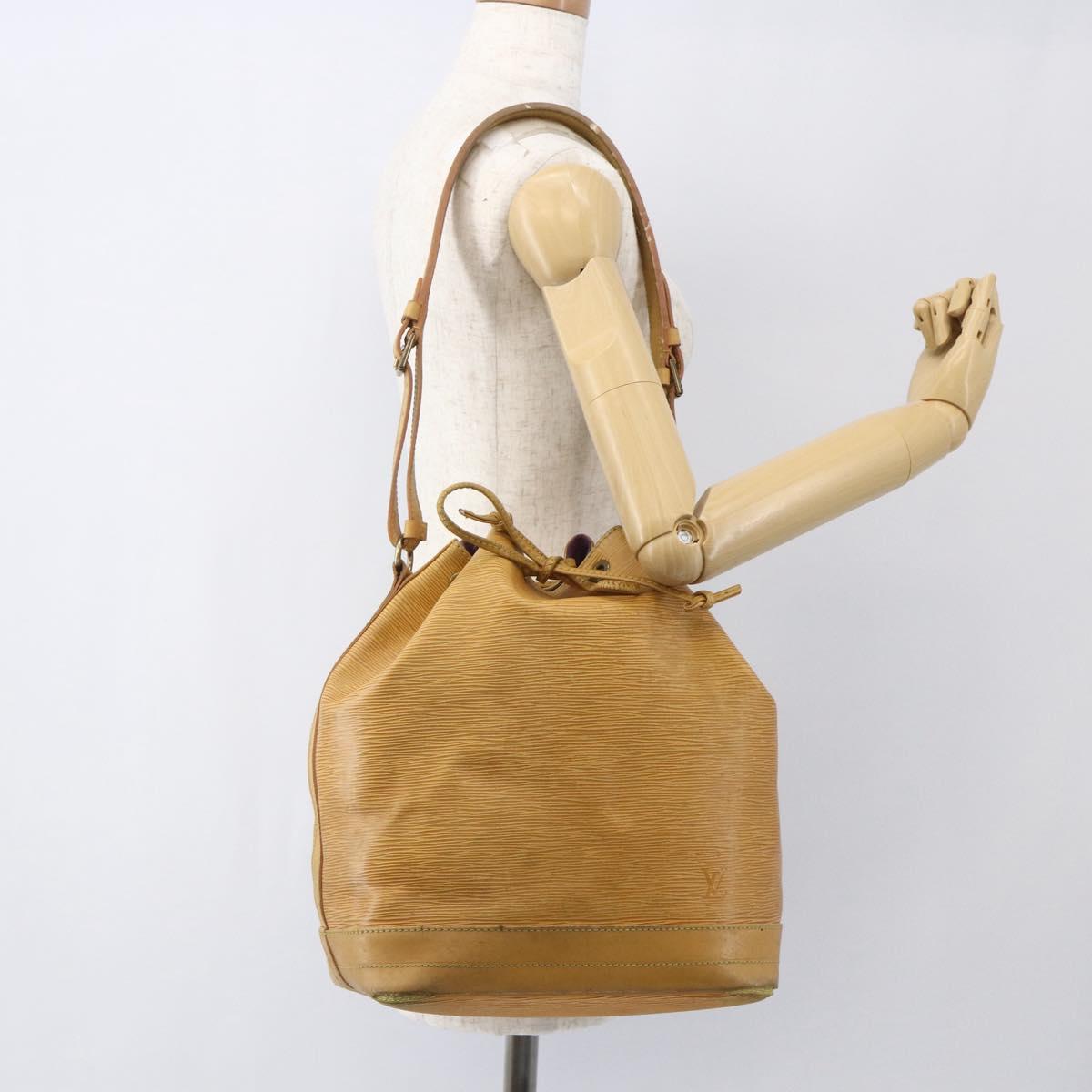 LOUIS VUITTON Epi Noe Shoulder Bag Tassili Yellow M44009 LV Auth 162958