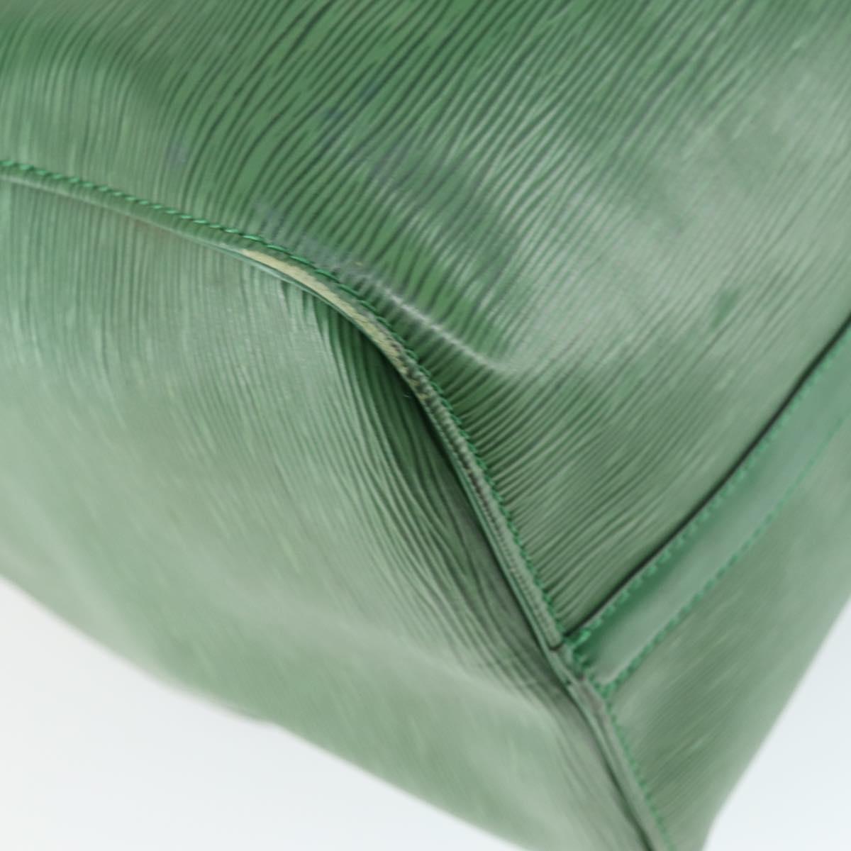 LOUIS VUITTON Epi Keepall 50 Boston Bag Green M42964 LV Auth 162971