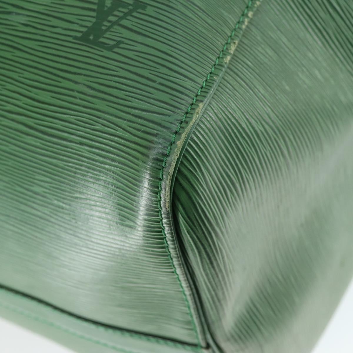 LOUIS VUITTON Epi Keepall 50 Boston Bag Green M42964 LV Auth 162971