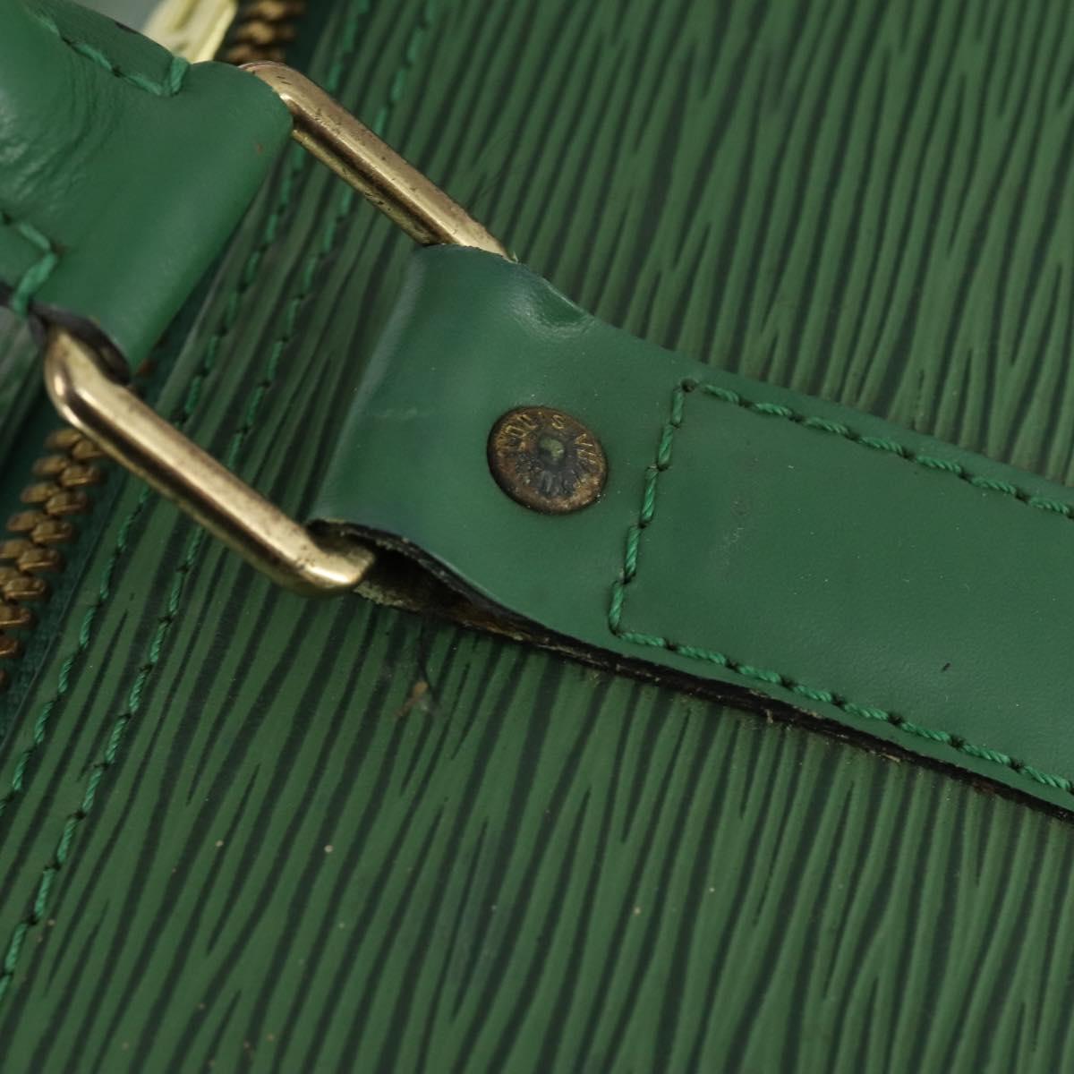 LOUIS VUITTON Epi Keepall 50 Boston Bag Green M42964 LV Auth 162971
