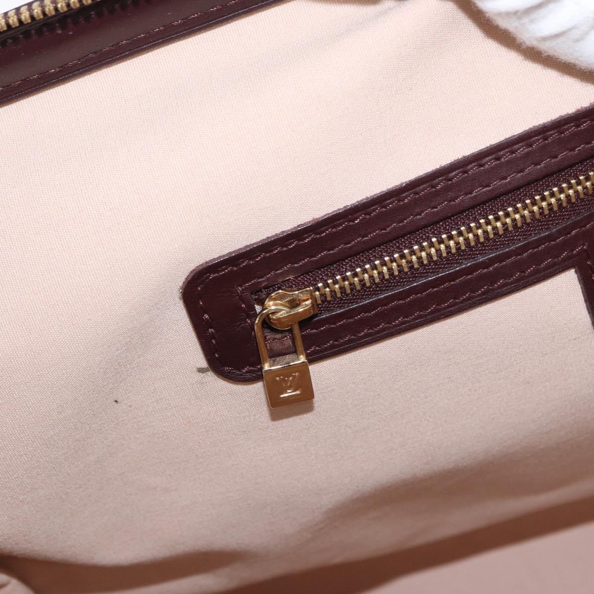 LOUIS VUITTON Monogram Mini Josephine GM Hand Bag Red M92213 LV Auth 162999