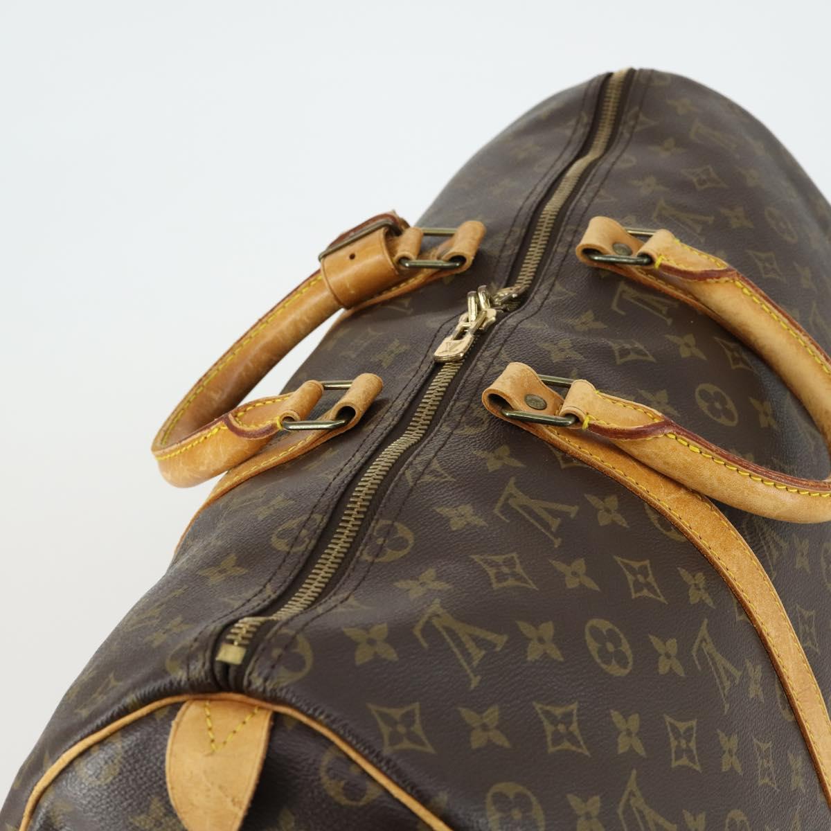 LOUIS VUITTON Monogram Keepall 50 Boston Bag M41426 LV Auth 163001