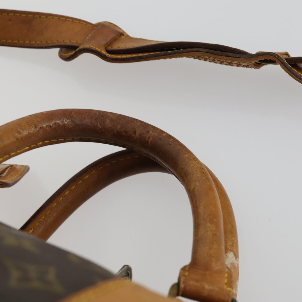 LOUIS VUITTON Monogram Keepall Bandouliere 55 Boston Bag M41414 LV Auth 163004