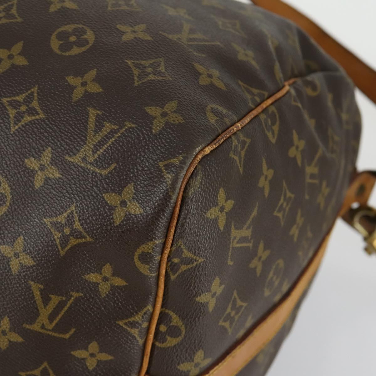 LOUIS VUITTON Monogram Keepall Bandouliere 55 Boston Bag M41414 LV Auth 163004