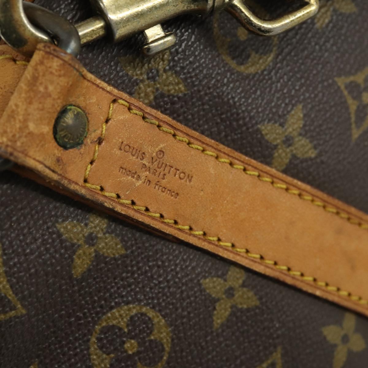 LOUIS VUITTON Monogram Keepall Bandouliere 55 Boston Bag M41414 LV Auth 163004