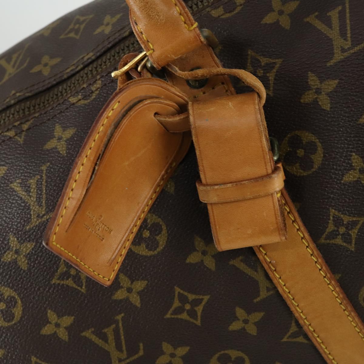 LOUIS VUITTON Monogram Keepall Bandouliere 55 Boston Bag M41414 LV Auth 163004