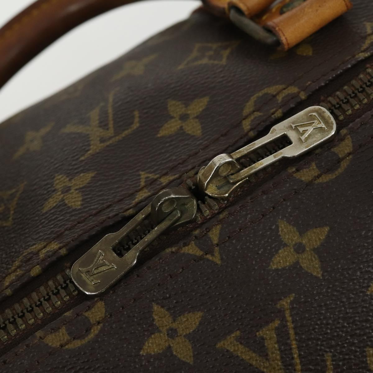 LOUIS VUITTON Monogram Keepall Bandouliere 55 Boston Bag M41414 LV Auth 163004