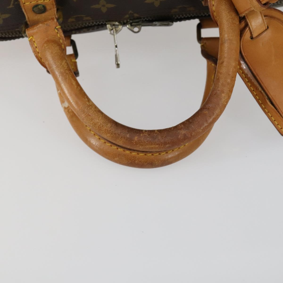 LOUIS VUITTON Monogram Keepall Bandouliere 55 Boston Bag M41414 LV Auth 163004