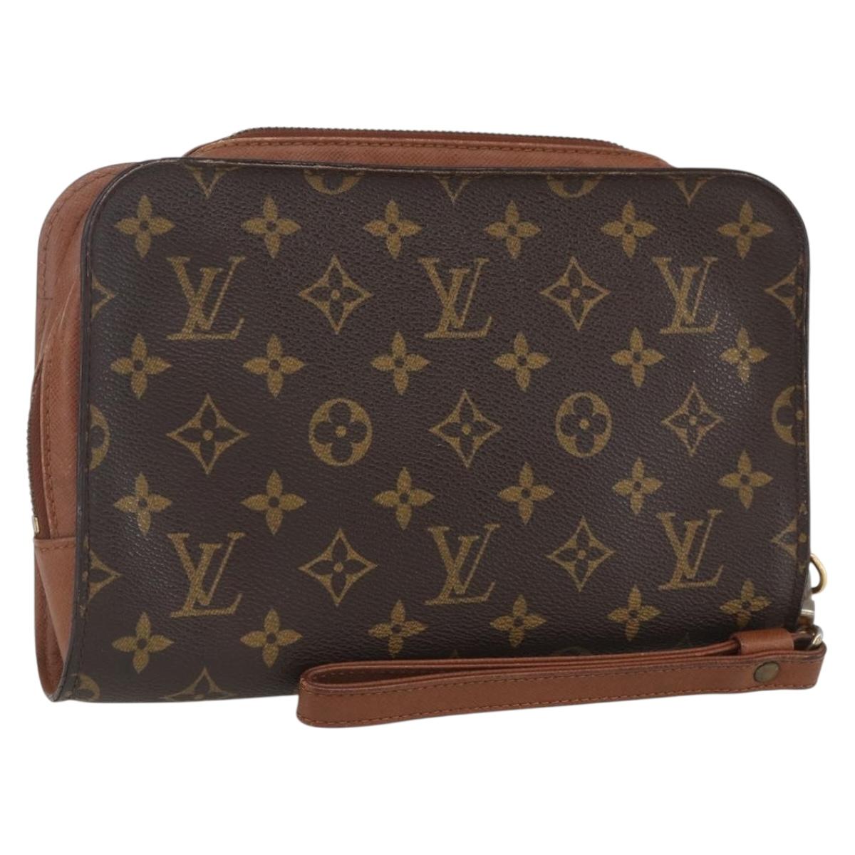 LOUIS VUITTON Monogram Orsay Clutch Bag M51790 LV Auth 163037