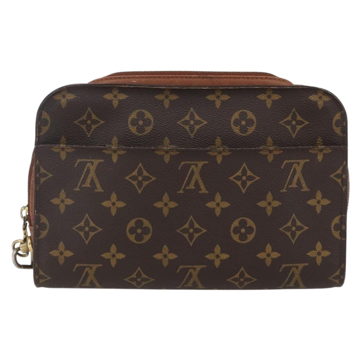 LOUIS VUITTON Monogram Orsay Clutch Bag M51790 LV Auth 163037
