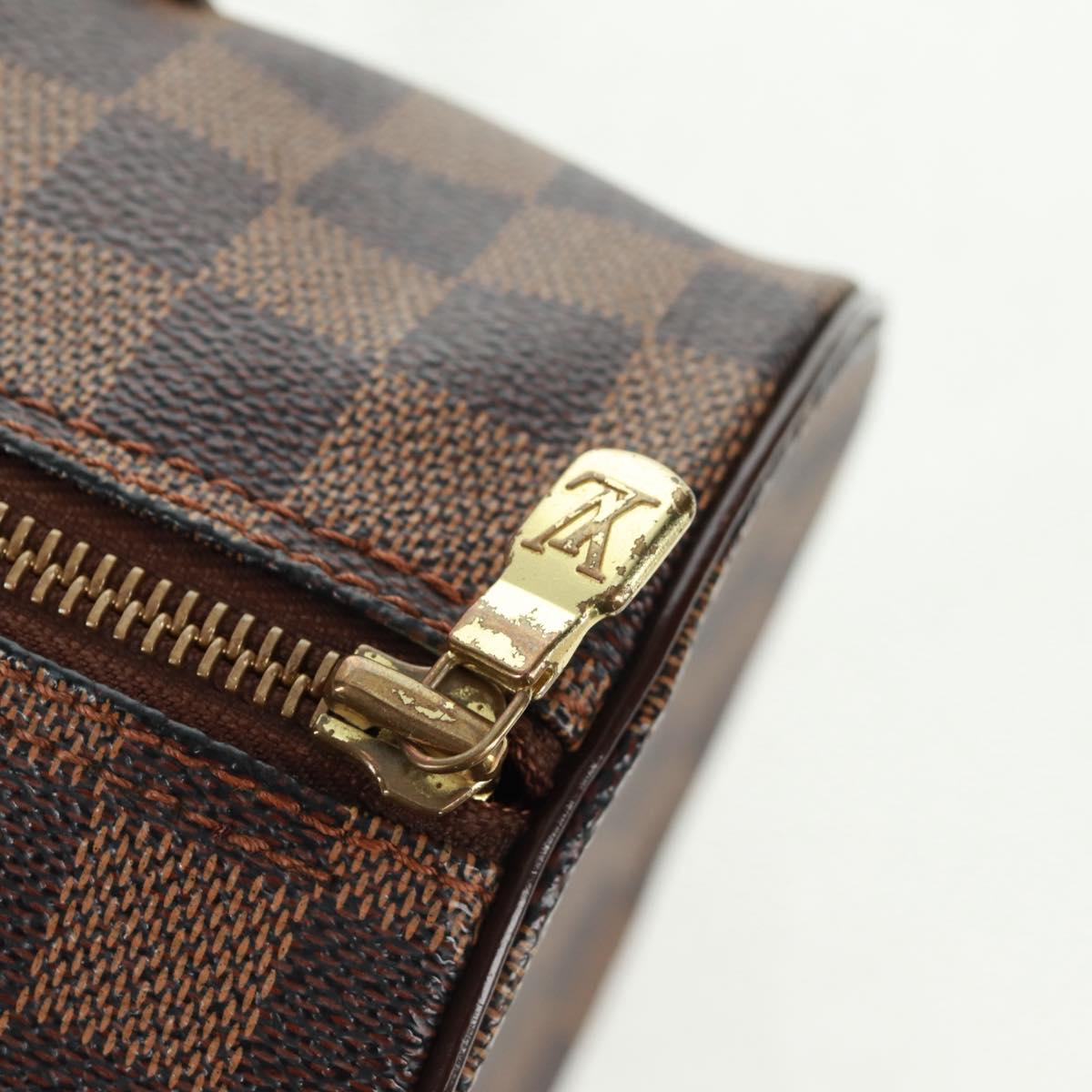 LOUIS VUITTON Damier Ebene Papillon 30 Hand Bag N51303 LV Auth 163047V