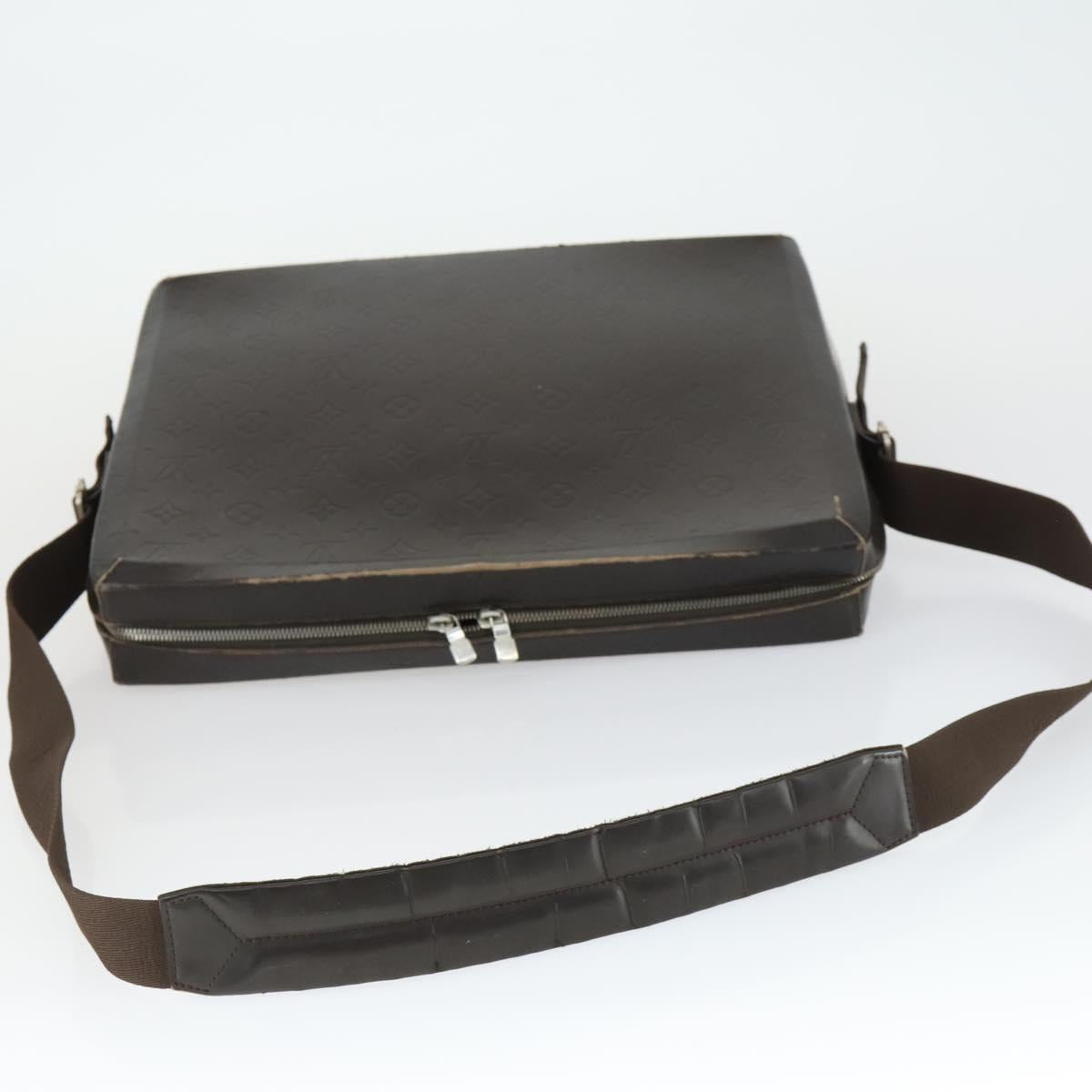 LOUIS VUITTON Monogram Lace Steve Shoulder Bag Brown M46530 LV Auth 163052