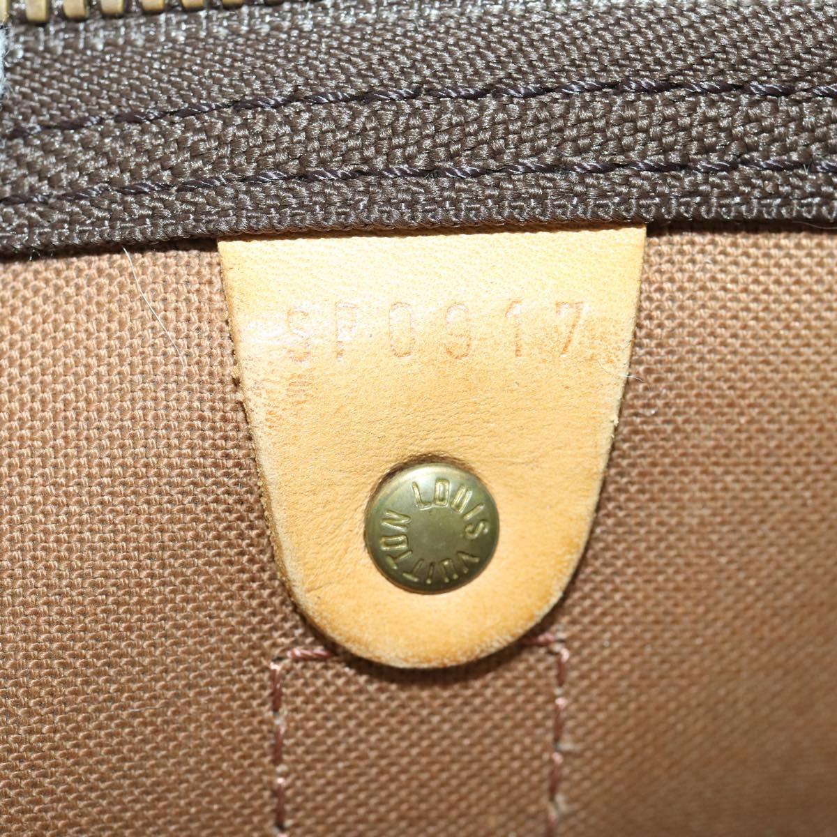 LOUIS VUITTON Monogram Keepall 50 Boston Bag M41426 LV Auth 163059