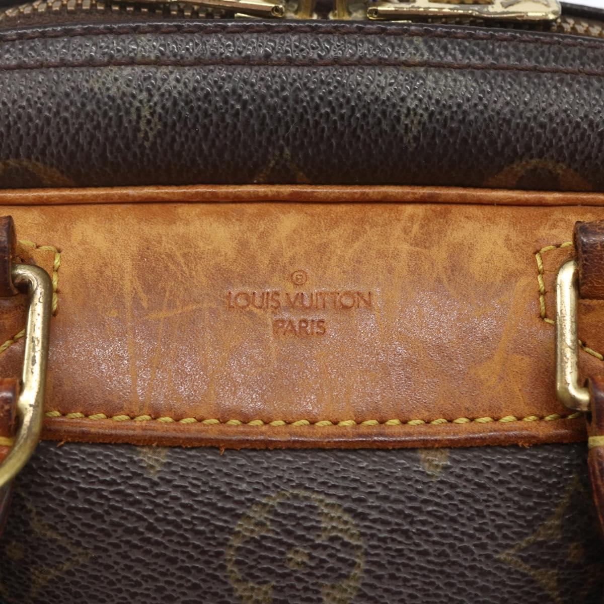 LOUIS VUITTON Monogram Trouville Hand Bag M42228 LV Auth 163069