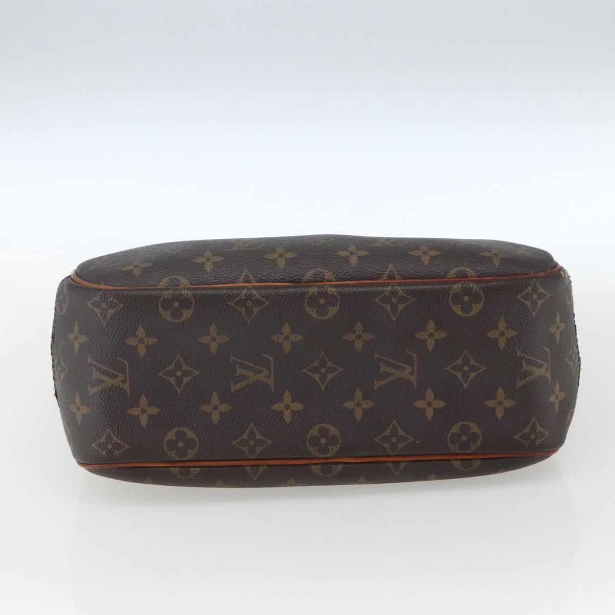 LOUIS VUITTON Monogram Trouville Hand Bag M42228 LV Auth 163069