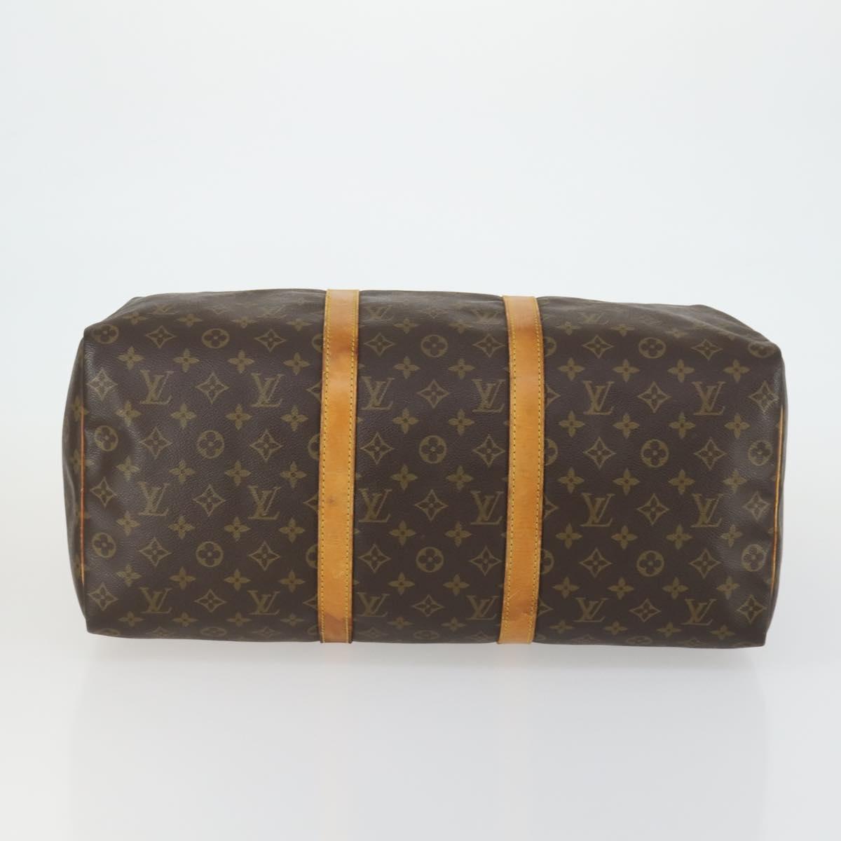LOUIS VUITTON Monogram Keepall 50 Boston Bag M41426 LV Auth 163080