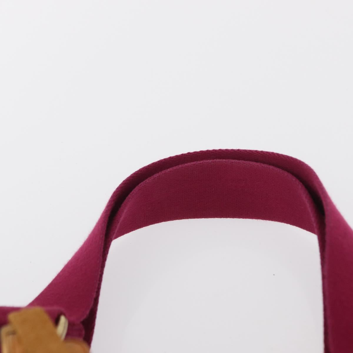 LOUIS VUITTON Antigua Cabas PM Tote Bag Canvas Rouge M40037 LV Auth 163083