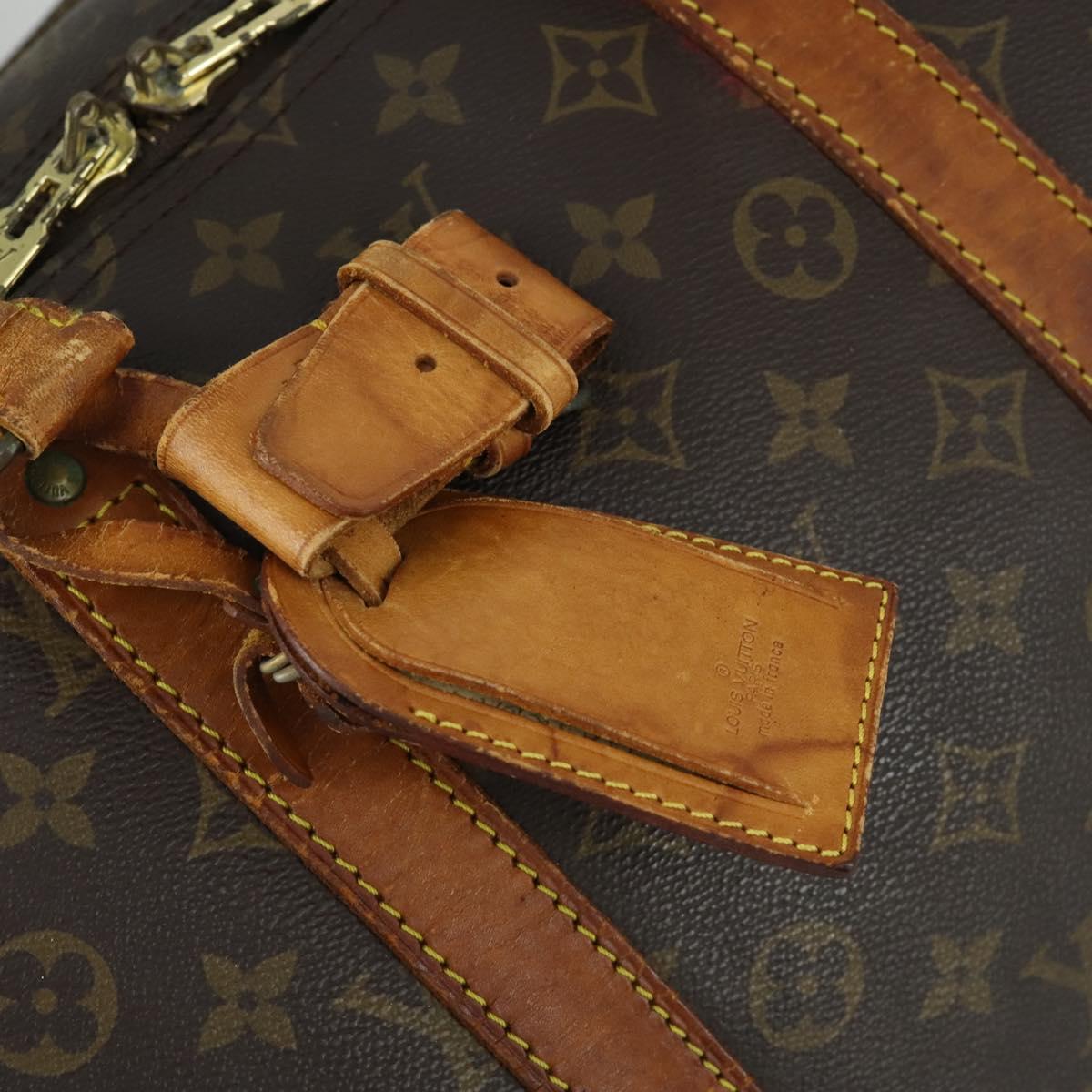 LOUIS VUITTON Monogram Keepall Bandouliere 55 Boston Bag M41414 LV Auth 163092