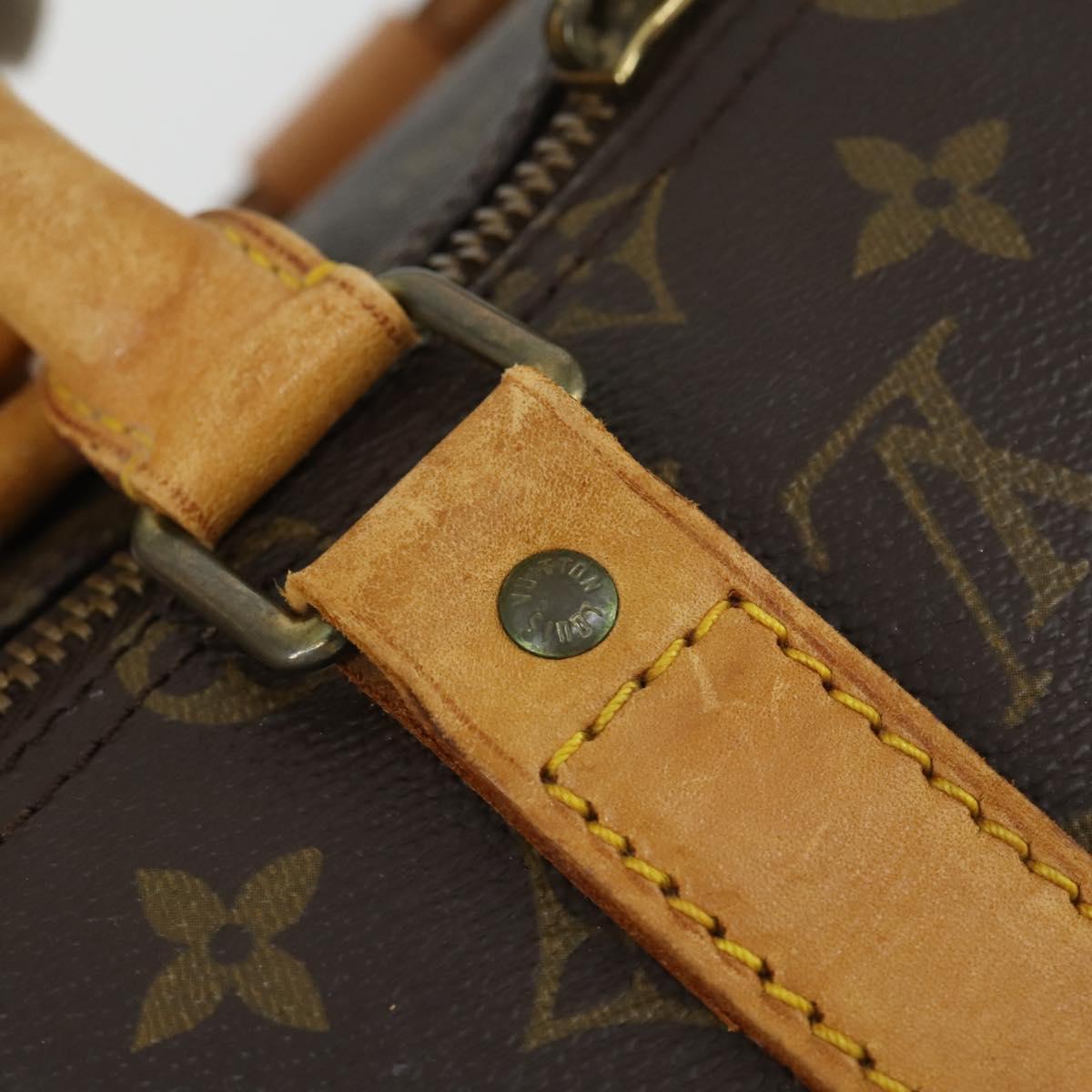 LOUIS VUITTON Monogram Keepall 50 Boston Bag M41426 LV Auth 163096