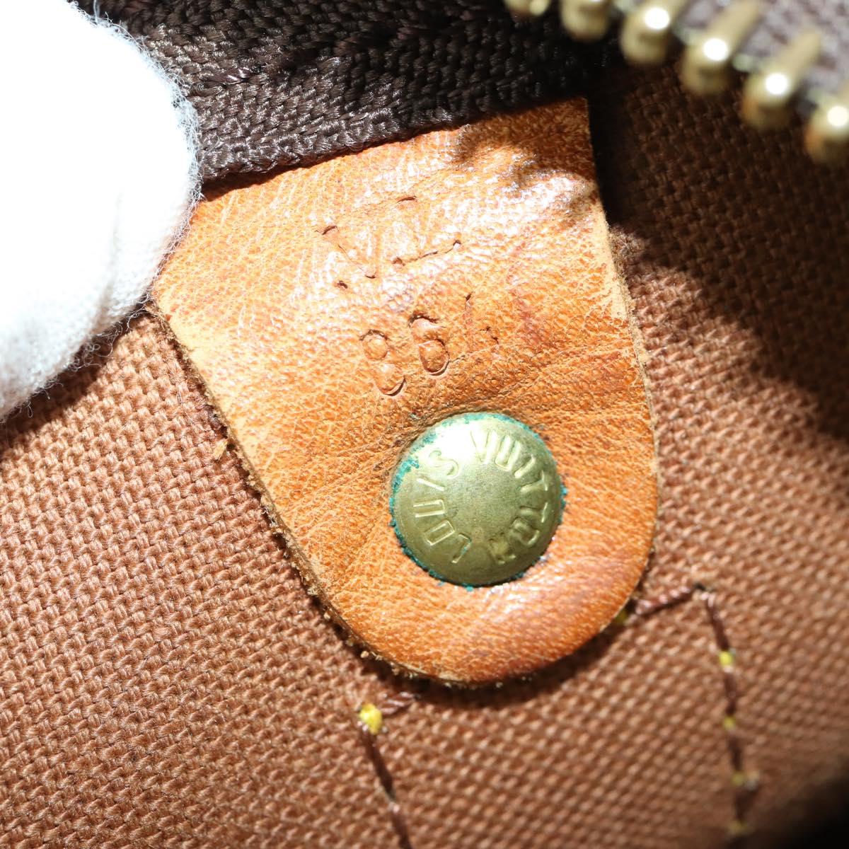 LOUIS VUITTON Monogram Keepall 55 Boston Bag M41424 LV Auth 163097