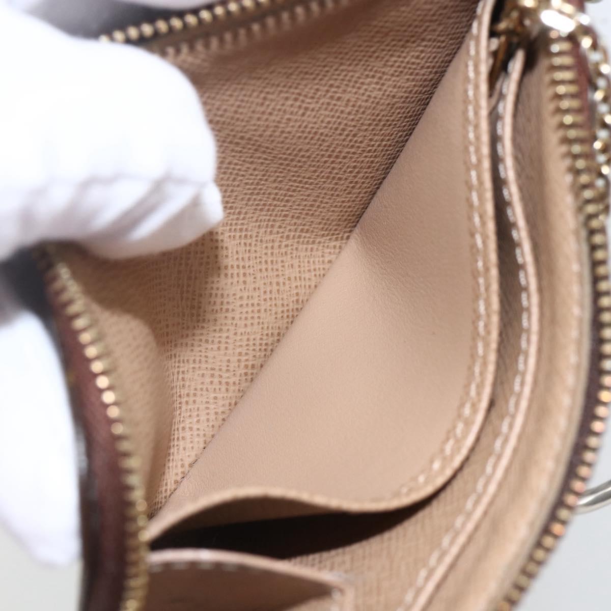 LOUIS VUITTON Monogram T & B Pochette Cle Compris M58025 LV Auth 163105