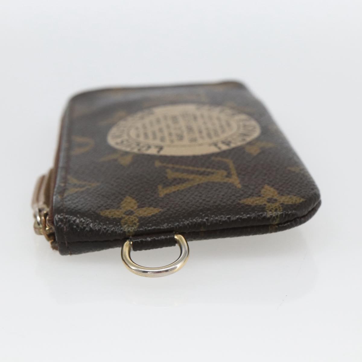 LOUIS VUITTON Monogram T & B Pochette Cle Compris M58025 LV Auth 163105